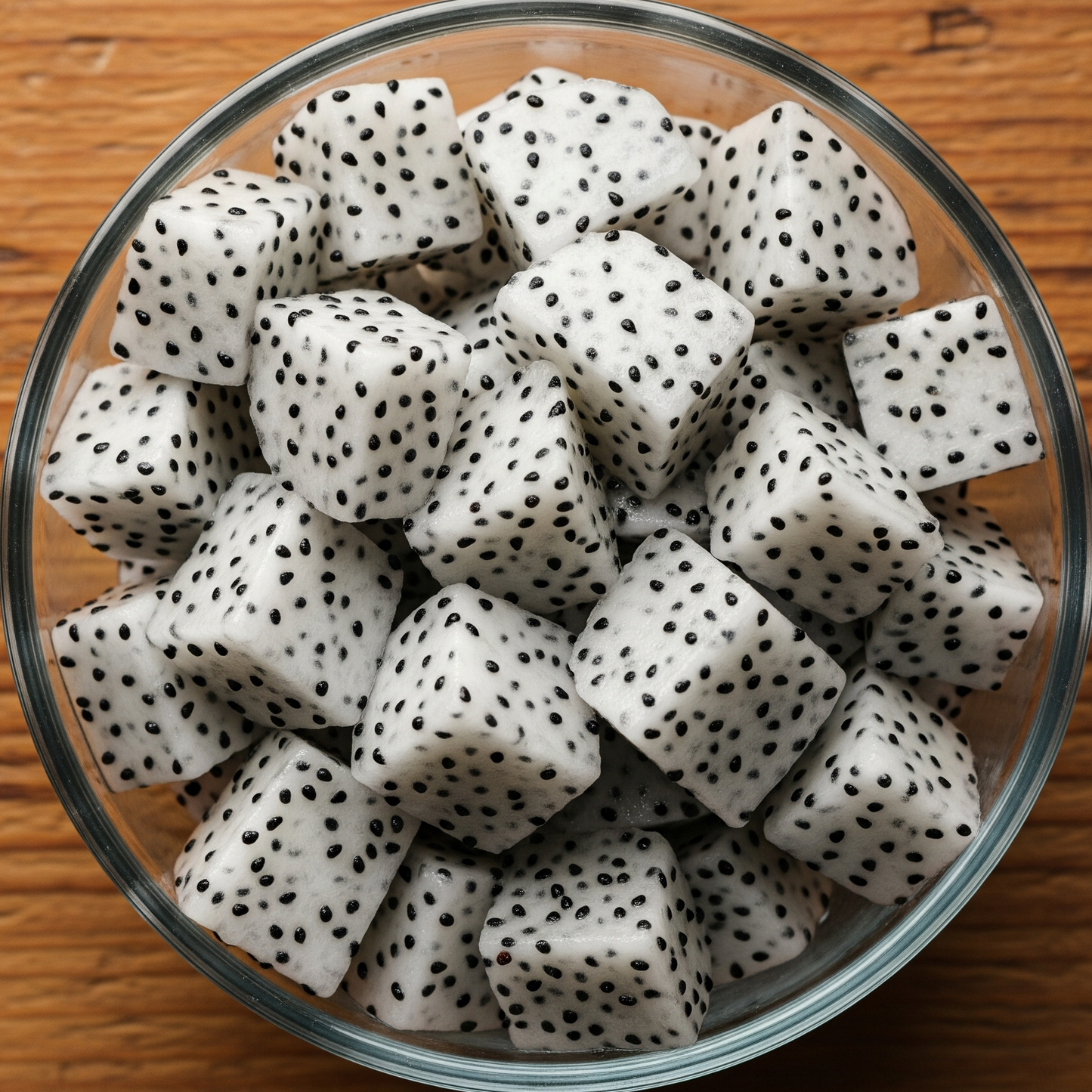 Chopped Dragon Fruit Bowl