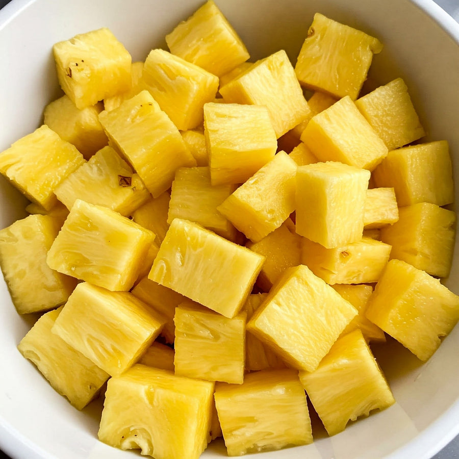 Chopped Pineapple Bowl