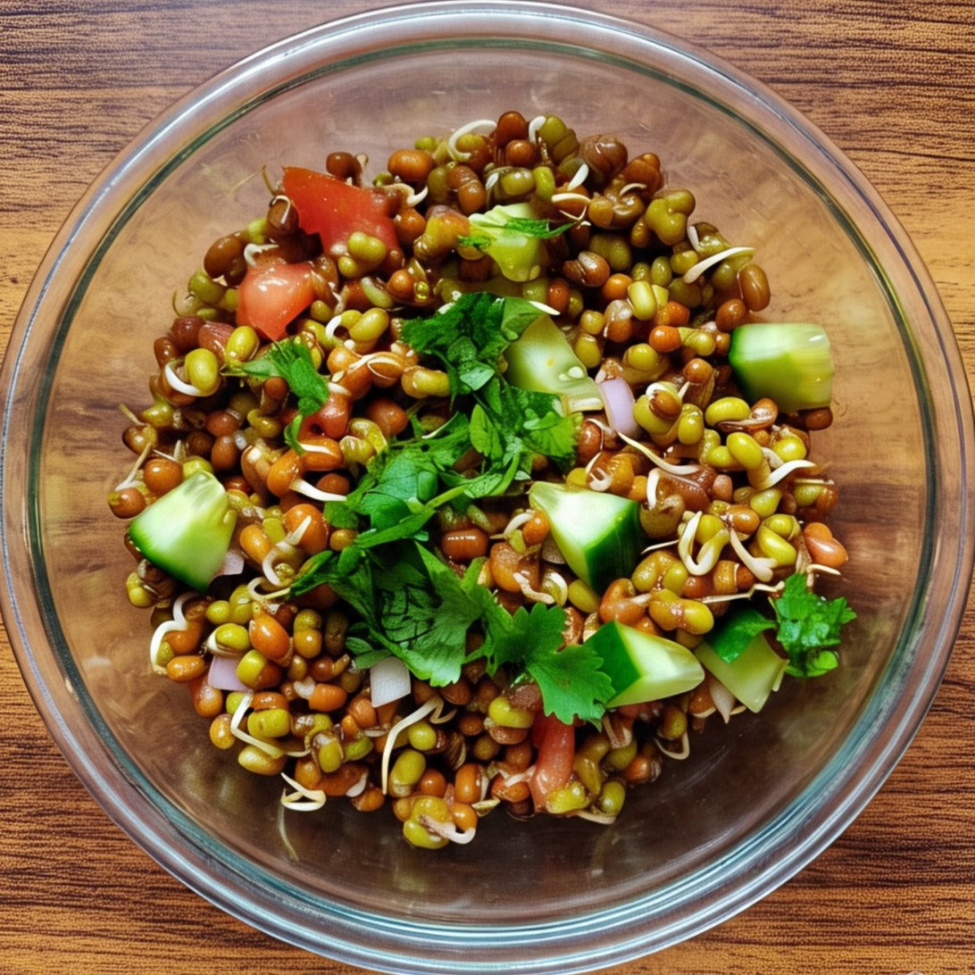 Red Lobia Moong Bowl