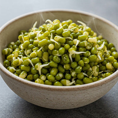 Steamed Moong Sprouts