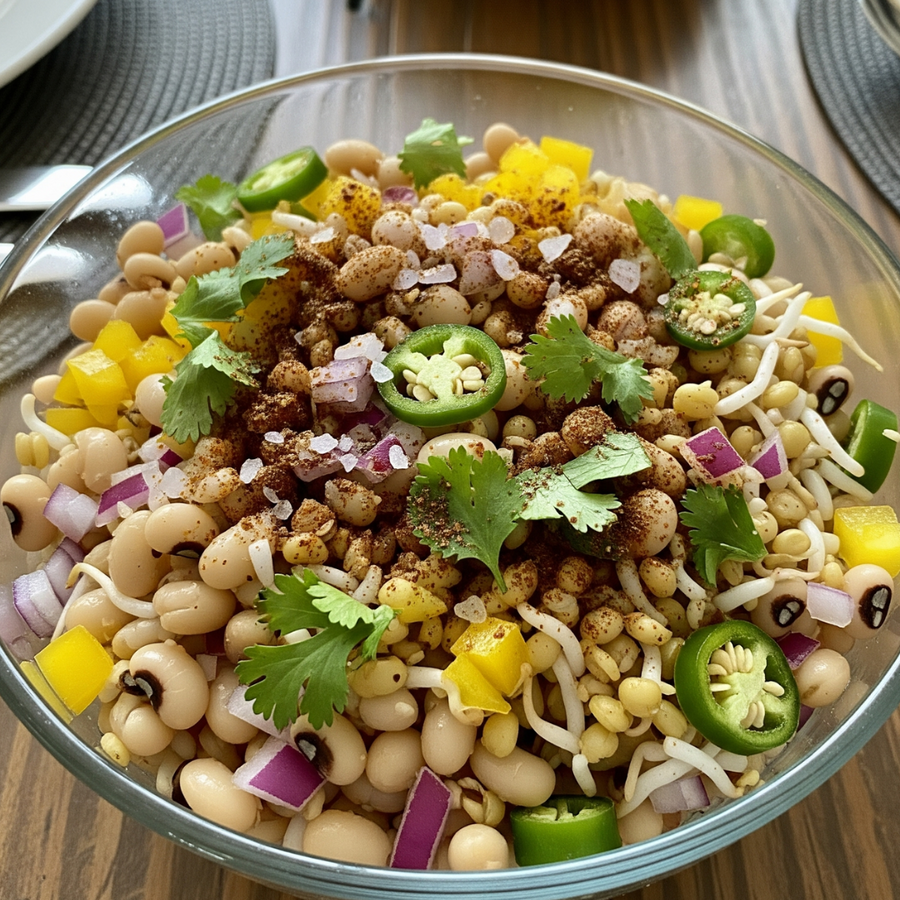 White Lobia Dal Moth Bowl